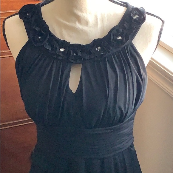 SZ 8 Sangria Black Cocktail Dress - Picture 4 of 8